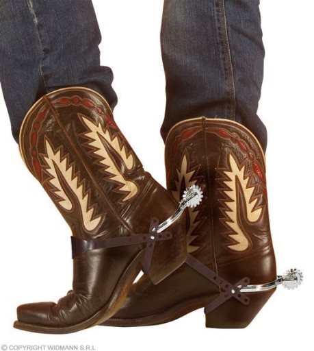 STRIEBORNÁ KOVBOJSKÁ ČIŽBA Spurs COWBOY
