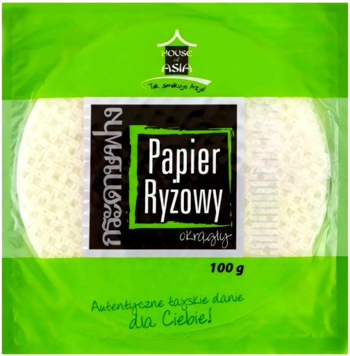 Okrúhly ryžový papier bez lepku 100g HOUSE OF A