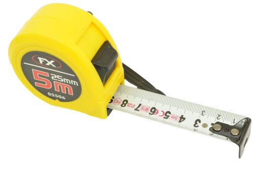 MEASURE FX páska sťahovacia páska 5m/25mm so zarážkou cca