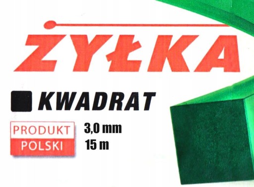 ČIARA REZANIA 3,0 mm, Štvorhranná, HRUBÁ, DODÁVKA PRE DRŽIAKU 15 m