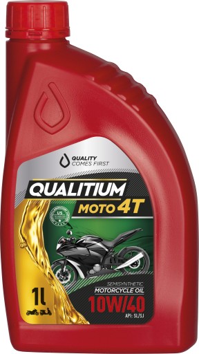 OLEJ POLOSYNTETICKÝ 10W40 KVALITNÝ MOTO 4T 1L
