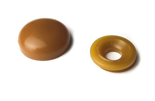 Rozeta 14,5mm Skrutka maskovacia 100ks DUB