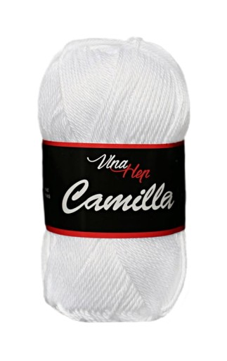 Priadza Vlna-Hep Camilla / 8002 / biela