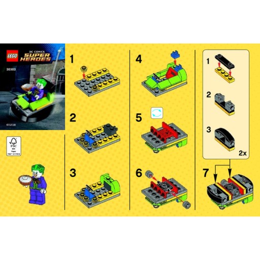 Lego manuál - Joker Bumper Car 30303