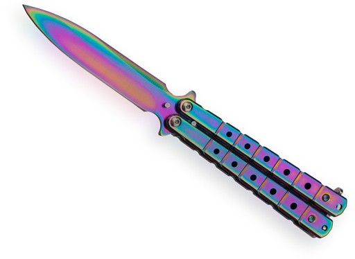 BOTTERFLY KNIFE RAINBOW BALISONG CS:GO SKLADACIE TRIKY RAINBOW COUNTER