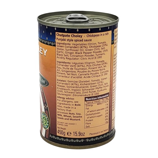 Cícerová miska Chatpate Choley Natco 450g