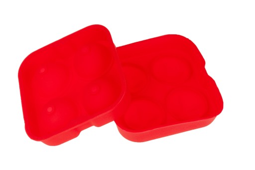 FORMA Forma na obrovské SILIKÓNOVÉ GULIČKY ĽADOVÉ KOCKY 5CM x4 na whisky