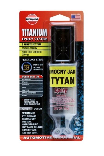 TItánové lepidlo SILNÉ AKO OCEL 25ML VERSACHEM