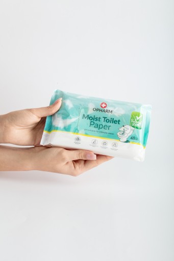 Opharm Toilet Wipes vlhčený toaletný papier 1x48 ks.