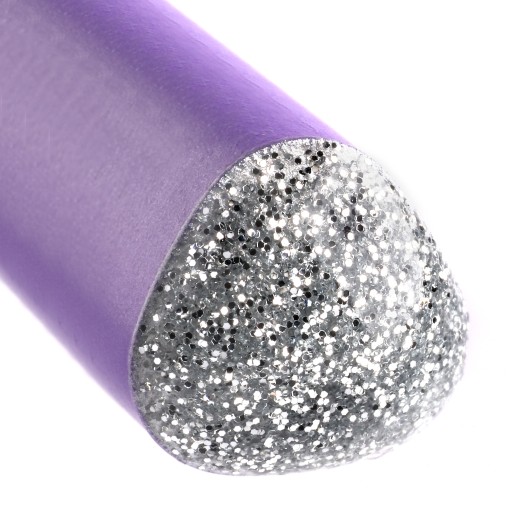 Trojuholníková ceruzka Sparkle Jumbo Faber-Castell B fialová