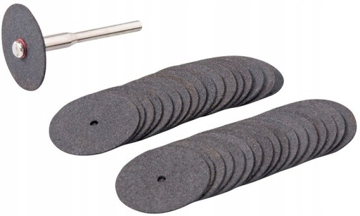 SILVERLINE Sada rezných kotúčov 22mm 36 ks.