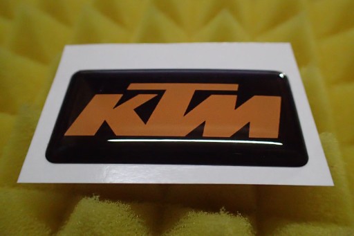 NÁLEPKA KTM 3D NÁLEPKA 4,8 x 2,3 cm