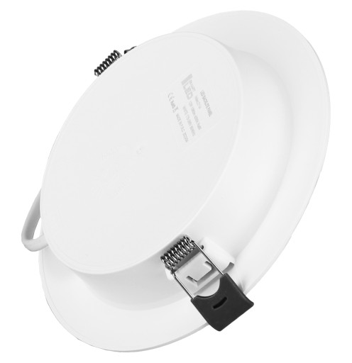 LED panelové zapustené stropné svietidlo 12W okrúhle biele