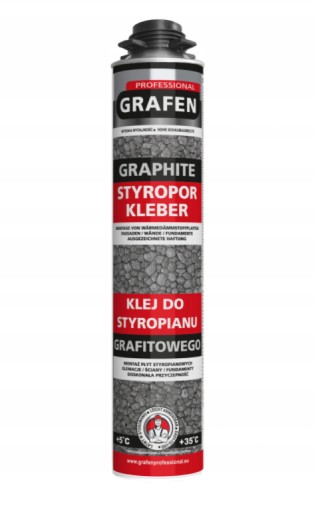 Lepidlo na polystyrén EPS XPS GRAFEN PROFESIONAL FOAM LEPIDLO 840g