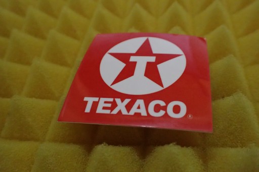 NÁLEPKA TEXACO NÁLEPKA 5 x 4,9 cm