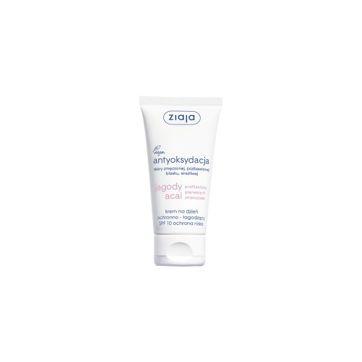 ochranný, upokojujúci denný krém SPF 10, bobule acai