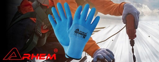 Pracovné rukavice Ochranné rukavice Strong Foam Latex Strong Arhem 9-L