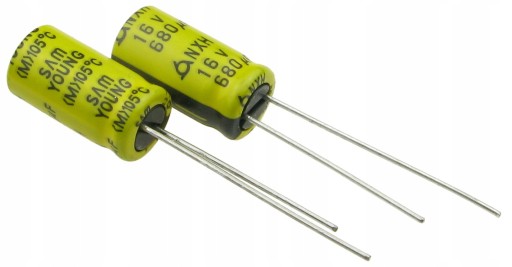 Elektrolytický kondenzátor 680uF/16V LOW ESR SamYoung NXH /4000