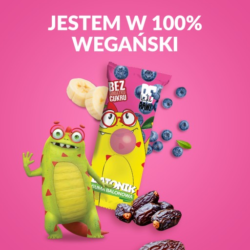 Detská žuvačková tyčinka BeRAW, 25 g