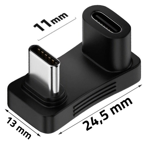 UHLOVÝ ADAPTÉR USB-C KONEKTOR PRE PARNÝ DISK 100W 4K