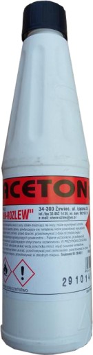TECHNICKÝ ACETONOVÝ 0,5L ROZPÚŠŤADĽOVÝ ČISTIČ +