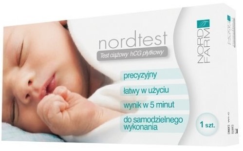 Nordest hCG tanierový tehotenský test