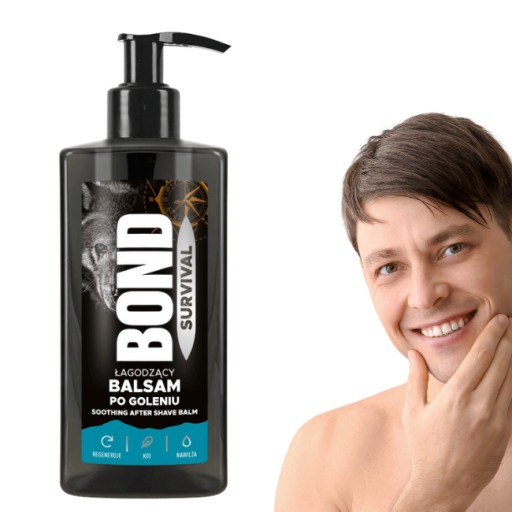 HEAD Bond Survival balzam po holení 150ml s pumpičkou, jednoduché použitie
