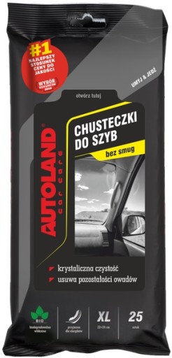 Utierky na okná XL 25 ks AUTOLAND PREMIUM BLACK