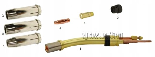 Plastový difúzor plynu pre KEMPPI PMT/MMT52W