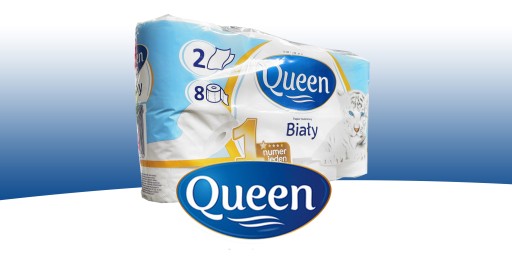 Queen toaletný papier neparfumovaný 8 ks.