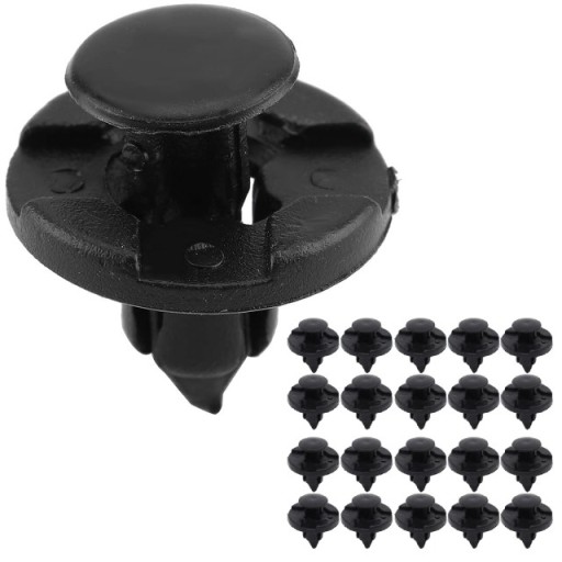 ZARÁŽKY PRE MITSUBISHI NISSAN NÁRAZNÍK KOBERCOVÉ SVORKY 20 KS 8MM
