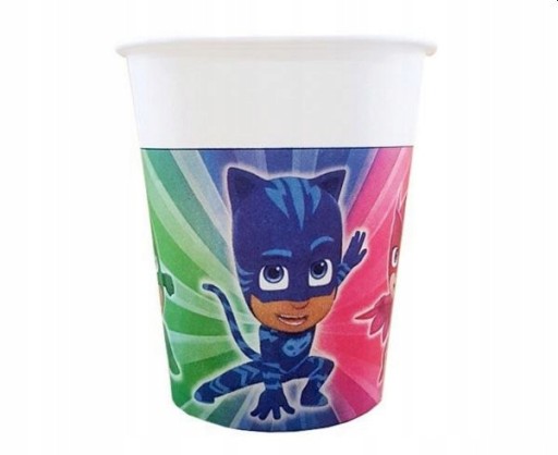 PJ MASKY PAPIEROVÝ KALÍŠOK 200ML, 8 KS
