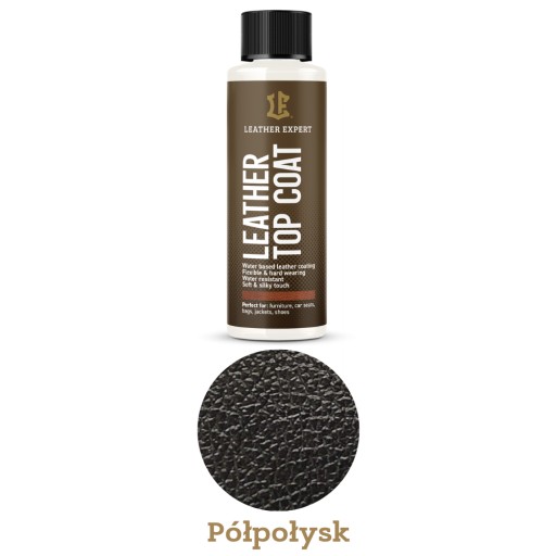 Top Coat číry lak na kožu 50ml pololesklý
