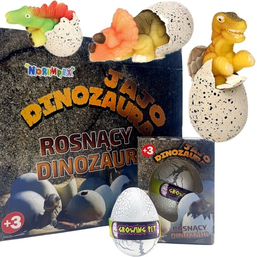 Dinosaurus vo vajci DINOSAURY VAJCIA RASTÚCE z vajíčka