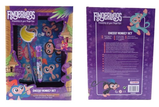 Fingerlings set so zápisníkom