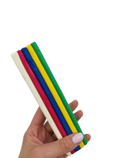 NARA PLASTICINE 5 farieb, BEZLEPKOVÉ PRÚHY