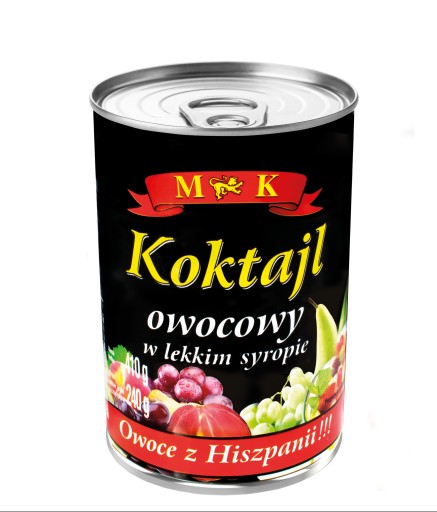 ovocný koktail v sirupe MK 0,41 kg