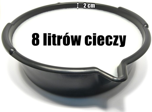 Vaňová misa na vypustenie použitého oleja - 8 litrov