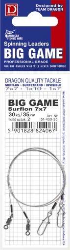 DRAK 7x7 Vodca Surflon 30kg BIG GAME 60cm