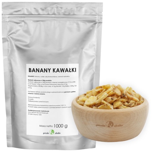 BANÁNY V KUSOCH banánová poleva 1kg