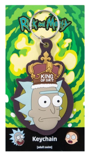 Kľúčenka Rick And Morty King Of S**t