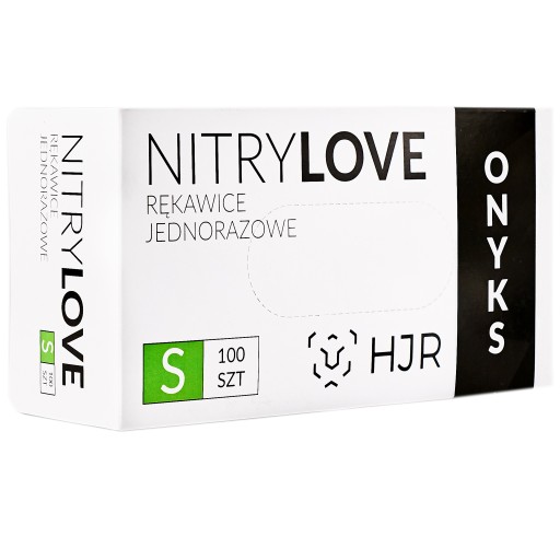 Rukavice HJR Medical NITRILE rukavice BLACK Onyx BLACK S