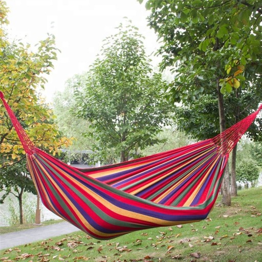 Veľká záhradná hojdacia sieť 80 x 170 cm poťah na pevné lano