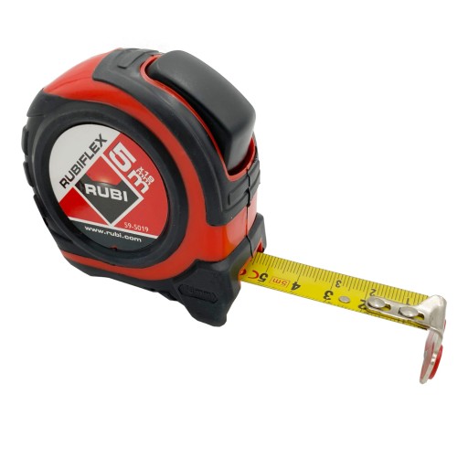 Rubi 75901 Meracia páska, rolované pravítko, 5 m 19 mm RUBIFLEX