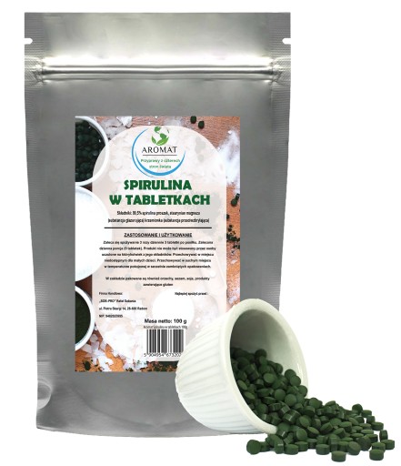 SPIRULINA 100g / 400 tabliet Riasy/imunit