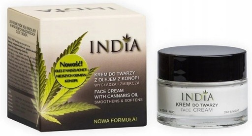 Krém na tvár s konopným olejom 50 ml India