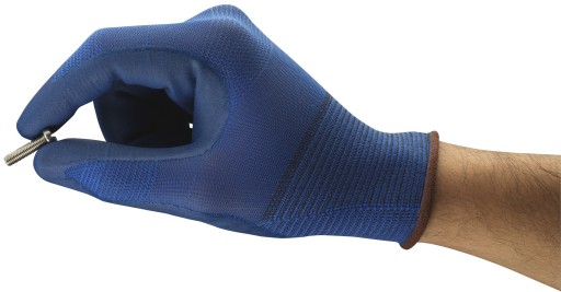 TENKÉ SILNÉ PRACOVNÉ RUKAVICE NITRILOVÉ HYFLEX 11-818 ANSELL 9
