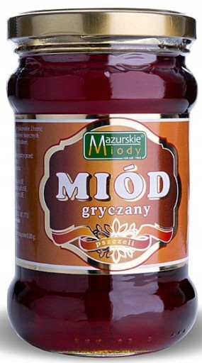 Mazurskie Miód Pohánkový med 400g