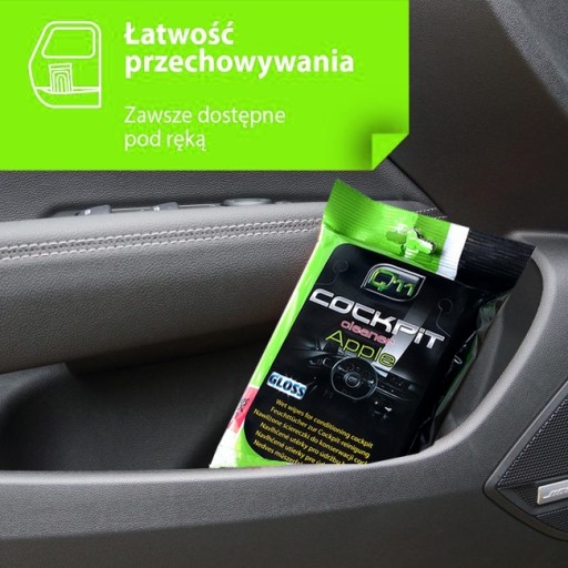 30 x VLHČENÉ Utierky ČISTIACE Utierky do kokpitu na auto Q11 VANILKA