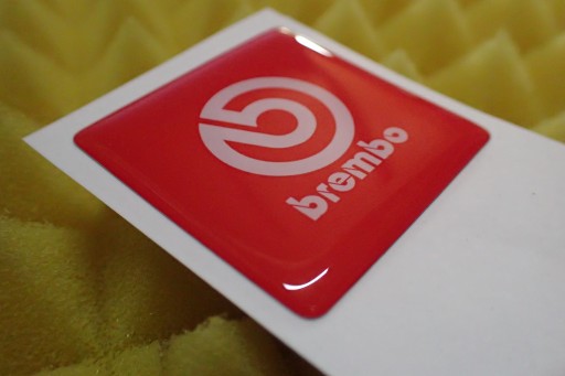 NÁLEPKA BREMBO 3D NÁLEPKA 3,8 x 3,8 cm